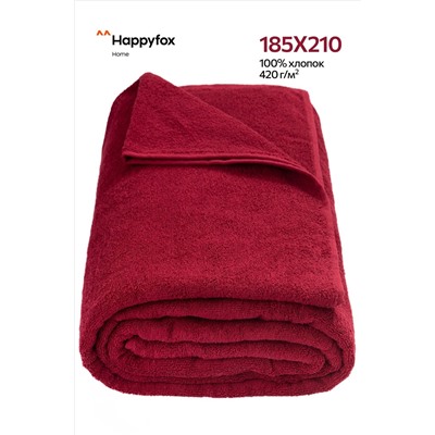 Махровая простыня 185Х210 Happy Fox Home