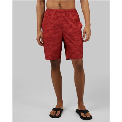 MEN'S HYBRID GYM TO SWIM PRINTED 9-INCH SHORT