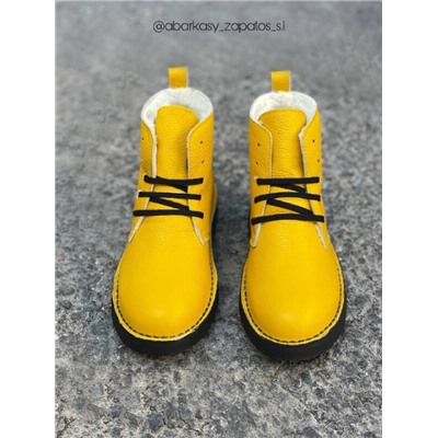 Ab.Zapatos 4619/2 AMARILLO+PELLE - Shopper PITON OCRA
