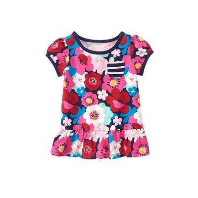 Floral Peplum Tee