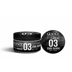 [GLANCE] Гель для укладки волос COOL SILVER Wet Look Styling Hair Gel, 300 мл