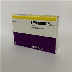 LEVOTIRON 75 mcg 50 tablet (название лекарства на русском / аналоги Левотирон / Левотироксин / L-тироксин)