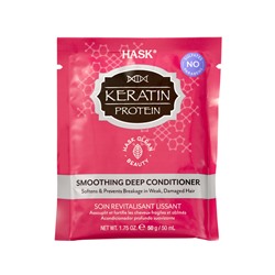 [HASK] Кондиционер для придания гладкости волосам КЕРАТИН Hask Keratin Protein Smoothing Deep Conditioner Packet, 50 мл