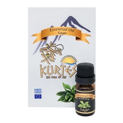 KURTES Sage essential oil Эфирное масло шалфея 10мл