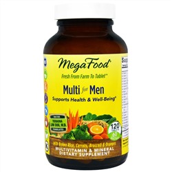 MegaFood, Мультивитамин для мужчин, 120 таблеток