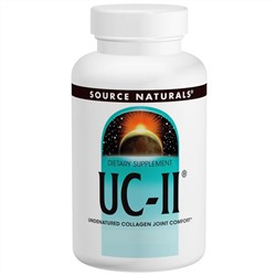 Source Naturals, UC-II, 40 мг, 120 капсул