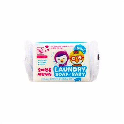 Мыло для стирки детской одежды PORORO LAUNDRY SOAP FOR BABY 200gr