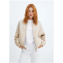 Chaqueta bomber acolchada