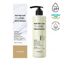 Anti-Hair Loss Peptide Volume Shampoo, Безсульфатный слабокислотный шампунь с пептидами против выпадения волос