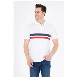 U.S. Polo Assn. Erkek Beyaz Polo Yaka T-shirt G081SZ011.000.1589584.VR013