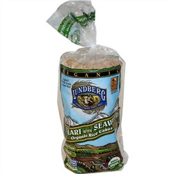 Lundberg, Органические рисовые хлебцы с соевым соусом и морскими водорослями, 8,5 унций (241 г)