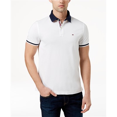Tommy Hilfiger Men's Logo Custom Fit Polo, Created for Macy's