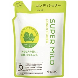 SHISEIDO Кондиционер SUPER MILD с ароматом трав сменная упаковка 400 мл