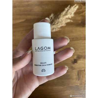 Пудра с центеллой азиатской Lagom Cellus Sensitive Cica Powder, 8гр