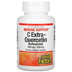 Natural Factors, C Extra + Quercetin, 60 Easy Swallow Capsules
