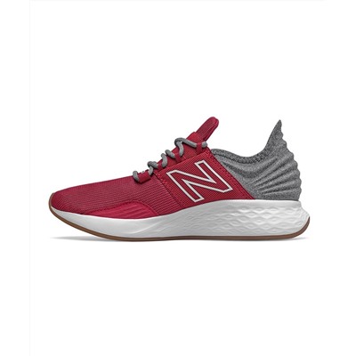 Neo Crimson & Light Aluminum Fresh Foam Roav Sneaker - Boys