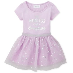 Baby And Toddler Girls Foil Princess Tutu Dress