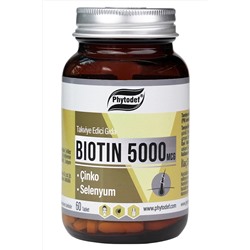 Phytodef Biotin 5000 Mcg - 60 Tablet PHYTDFCLLGNTBLT-27