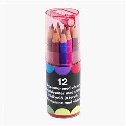 Набор цветных карандашей Biltema в пенале 12 шт