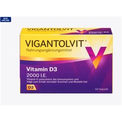 Vitamin D3 2.000 IE 60 Weichkapseln, 10,8 g