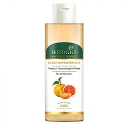 BIOTIQUE Advanced Organics Clear Improvement Vitamin C Illuminating Body Wash Очищающий гель для душа с витамином С 200мл