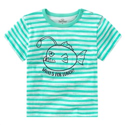 Baby T-Shirt mit Piranha-Print