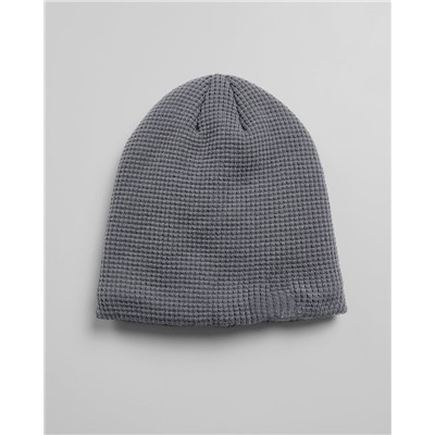 WAFFLE SHERPA-LINED BEANIE