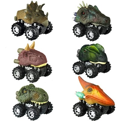 Dinosaur Toys for 3-6 Year Old Boys, Pull Back Dinosaur Cars for Kids Pull Back Vehicles Toys for Age 3-7 Boys Toy Cars Dinosaurs Party Favor Xmas Gifts for Boys Age 3-6 Stocking Fillers KL6