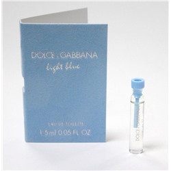 DOLCE & GABBANA LIGHT BLUE edt (w) 1.5ml пробник
