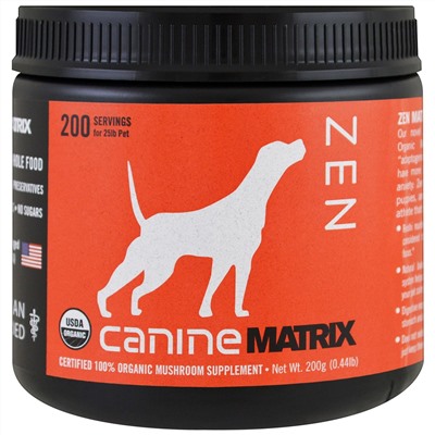 Canine Matrix, Истина, грибной порошок, 0.44 фунтов (200 г)
