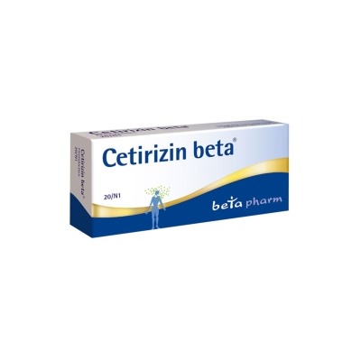 Цетиризин бета таблетки, покрытые оболочкой  20 штук