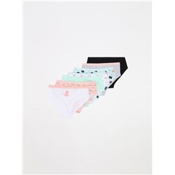 PACK OF 7 PRINTED HIPSTER BRIEFS