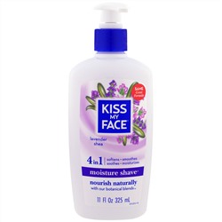 Kiss My Face, Увлажняющая пена для бриться, лаванда и ши, 11 жидких унций (325 мл)