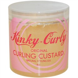 Kinky-Curly, Original Curling Custard, натуральный гель для укладки волос, 8 унций
