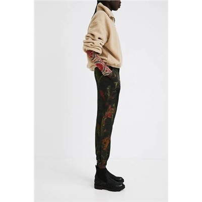 Pantalón jogger tencel estampado