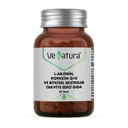 Venatura L-arjinin, Koenzim Q10 60 таблеток