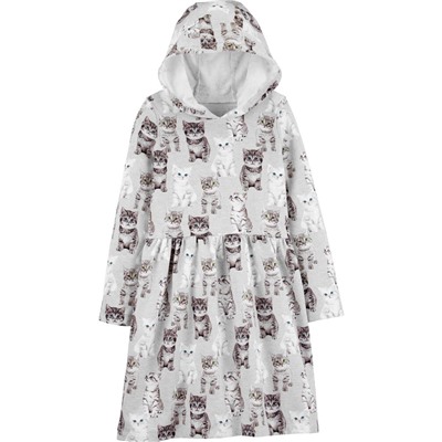 Carter's | Kid Hooded Cat French Terry Dress