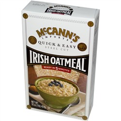 McCann's Irish Oatmeal, Овсяная каша быстрого приготовления, 16 унций (454 г)
