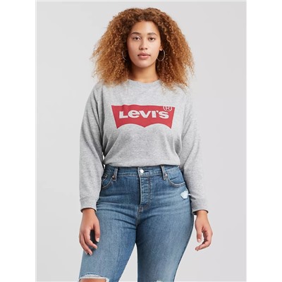 LEVI'S® LOGO RELAXED CREWNECK SWEATSHIRT (PLUS SIZE)