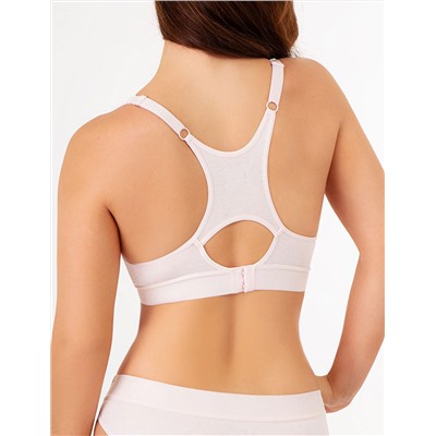 3PK MOLDED CUP RACER BACK BRAS WITH ADJUSTABLE STRAPS