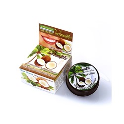 Круглая Зубная паста с кокосом 25 гр/ COCONAT extrakt toothpaste Siam Spa 25 gr