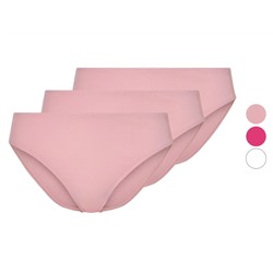 esmara® Damen Slips, 3 Stück, in Ripp-Qualität