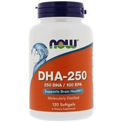 Now Foods, Докозагексаеновая кислота (DHA), 120 мягких капсул