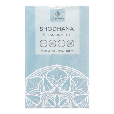 AGNIVESA Ayurvedic tea Shodhana Аюрведический очищающий чай Шодхана 100г