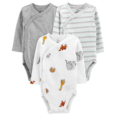 Carter's | Baby 3-Pack Certified Organic Cotton Side-Snap Bodysuits