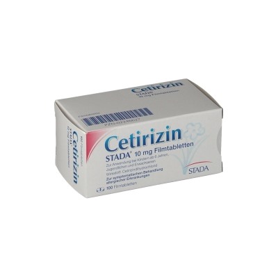 Цетиризин STADA® 10 мг таблетки, покрытые оболочкой 100шт