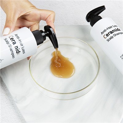 Anti-Hair Loss Ceramide Scalp Shampoo, Cлабокислотный шампунь с керамидами против выпадения волос