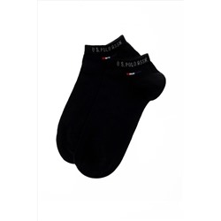 Erkek 2'li Siyah Patik Çorap