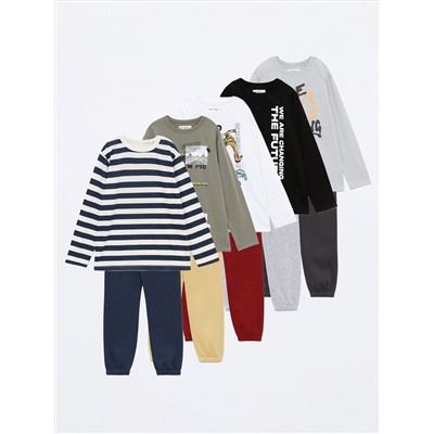 PACK OF 5 T-SHIRT AND TROUSERS SETS