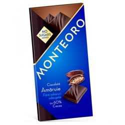 Sly Monteoro Темный шоколад 60% без добавления сахара 90 г